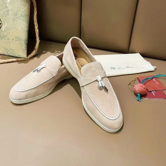 Loro Piana モカシン ベージュ 38 Loro piana loafer 38 - Gem